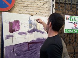 Concurso de Pintura al aire Libre en Mula 2010